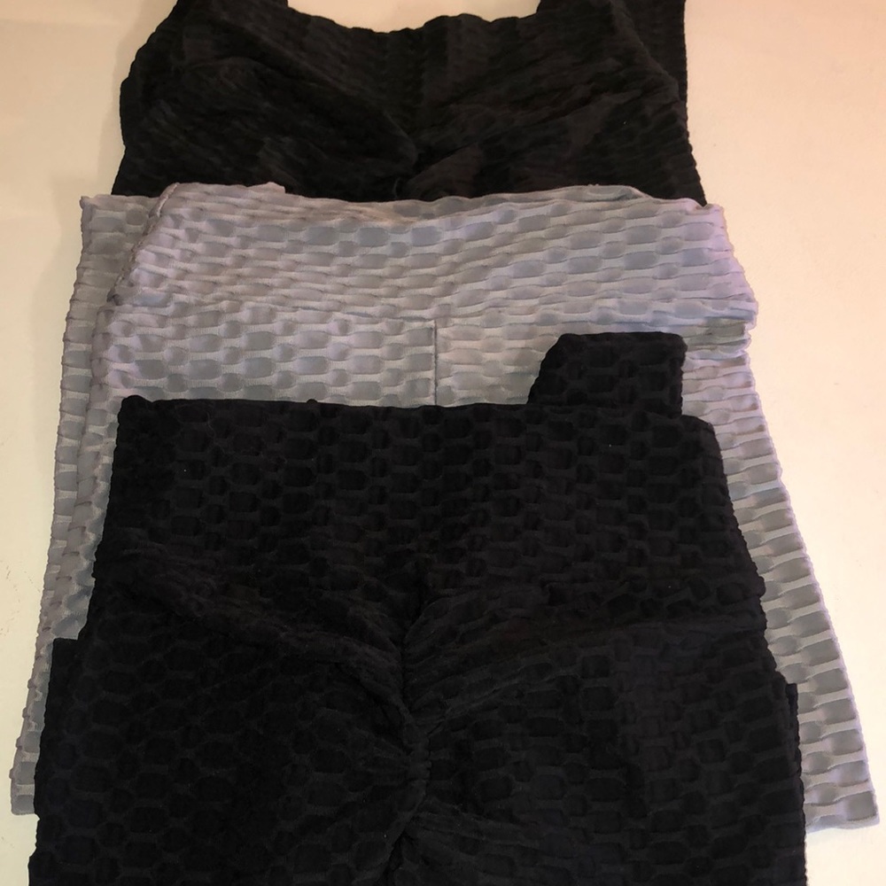 Leggings. Three pair sold all together.